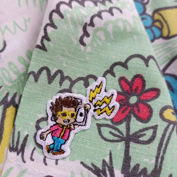 Custom Reworked Vintage SMURFS Shorts Bennygonia - Picture 8 of 12